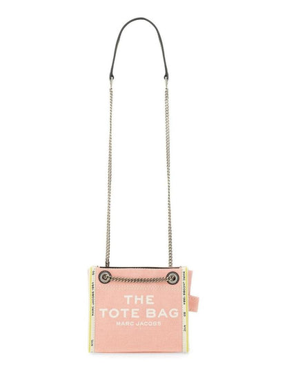 The Denim Chain Crossbody" Tote Bag