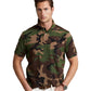 Classic Fit Camo Mesh Polo Shirt