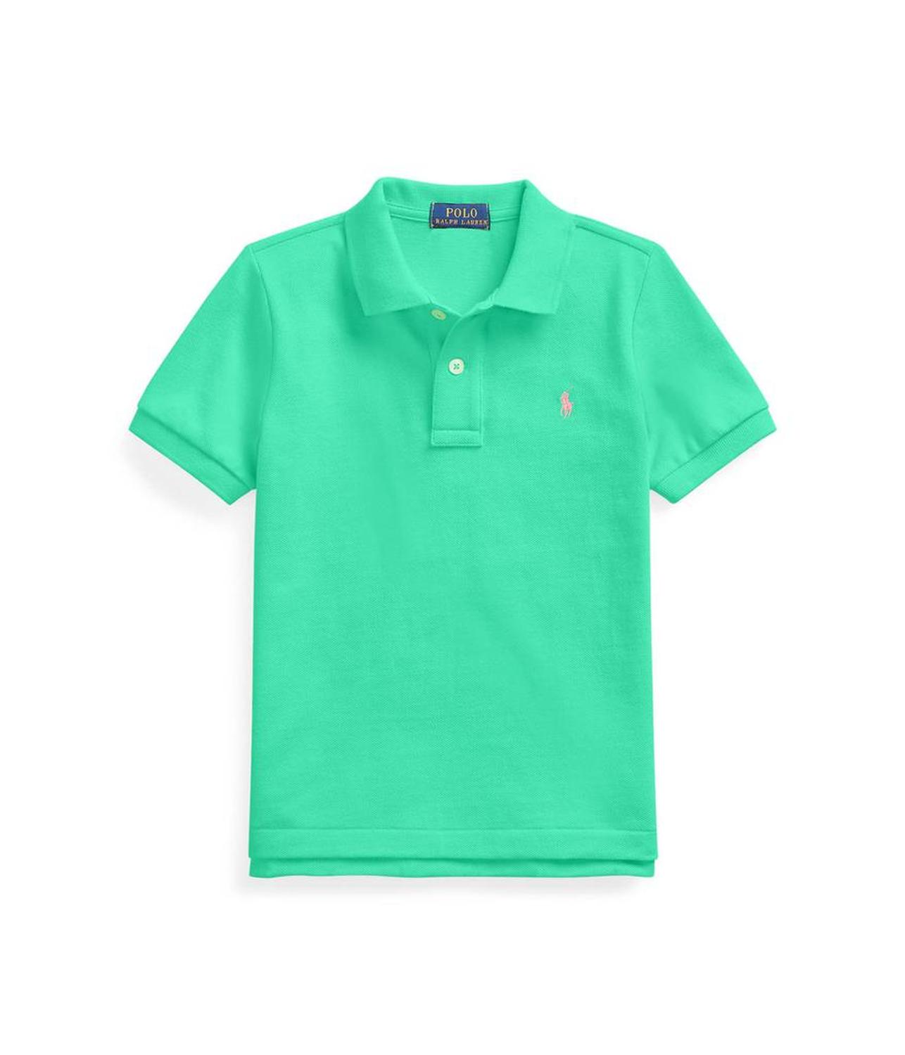 Cotton Mesh Polo Shirt (Little Kids)