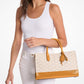 Scarlett Medium Logo Jacquard Satchel