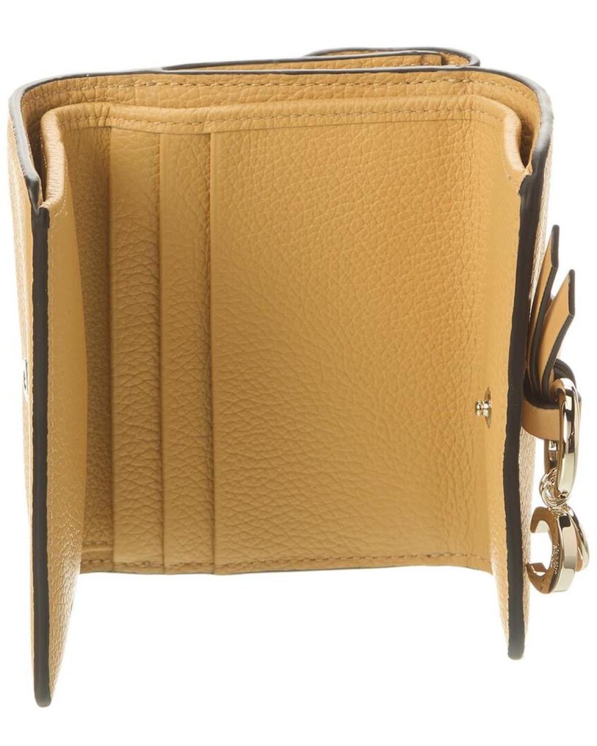 Chloé Alphabet Leather French Wallet