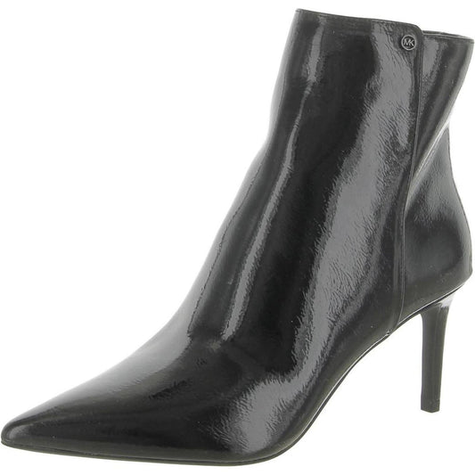 Alina Flex Womens Patent Ankle Booties