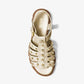 Jagger Studded Metallic Leather Sandal