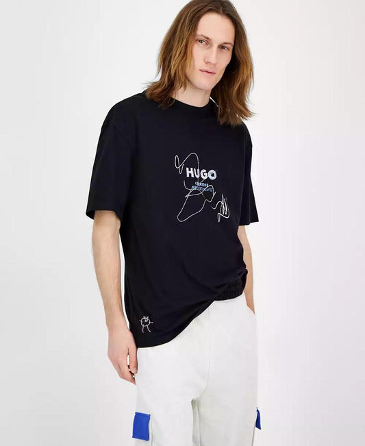 Men's Creative Department Relaxed Fit Short Sleeve Crewneck Logo Graphic T-Shirt