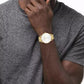 Men's Elliot Gold Tone Stainless Steel Bracelet Watch, 43mm