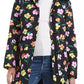 Women's A-Line Printed Trench Coat