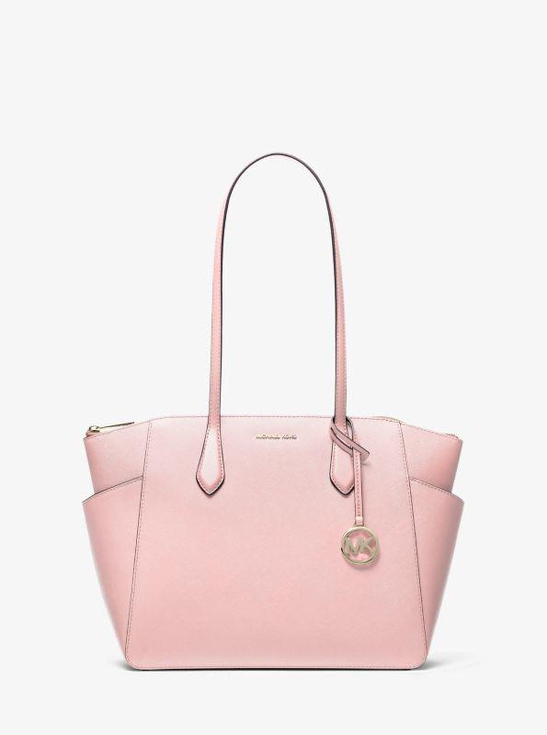 Marilyn Medium Saffiano Leather Tote Bag