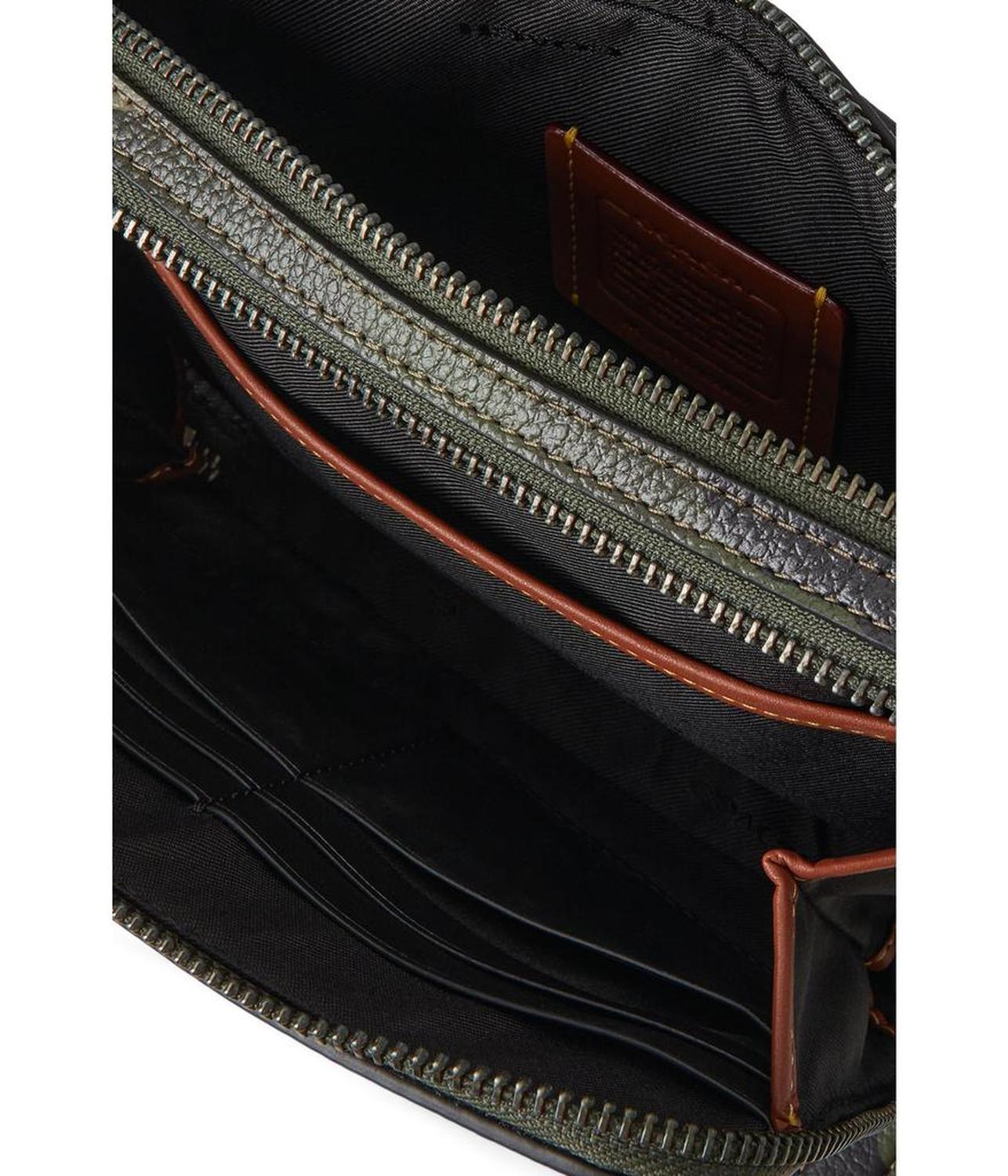 Charter Crossbody 19 With Camo Print And Coach Graphic