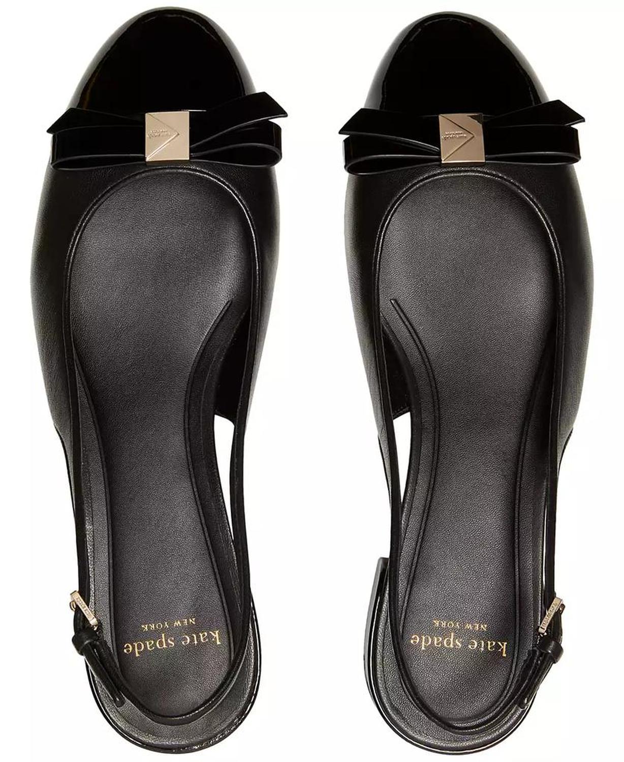 Women's Deco Bow Slingback Pumps