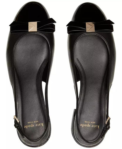 Women's Deco Bow Slingback Pumps