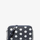 Jet Set Large Polka Dot Signature Logo Crossbody Bag
