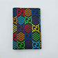 Gucci Unisex Rainbow Supreme GG Leather Psychedelic Passport Holder