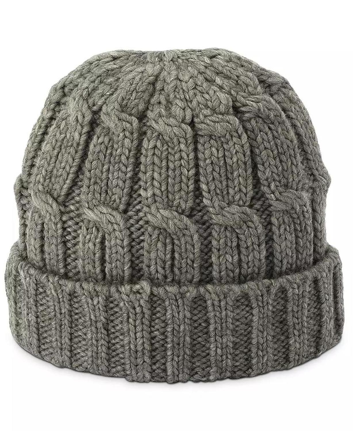 Men's Knit Cable Cap