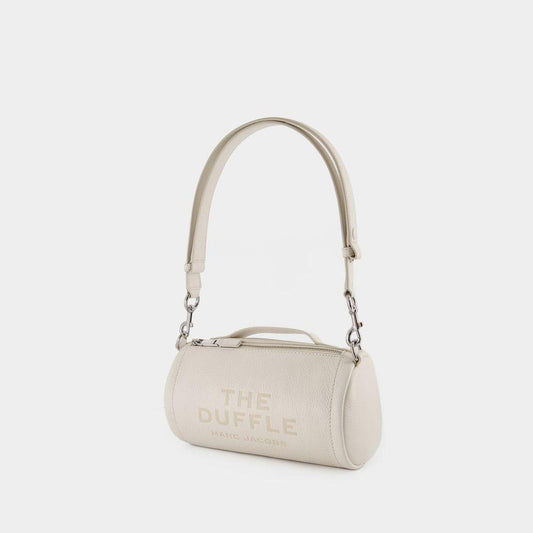Duffle Bag - Leather - Silver