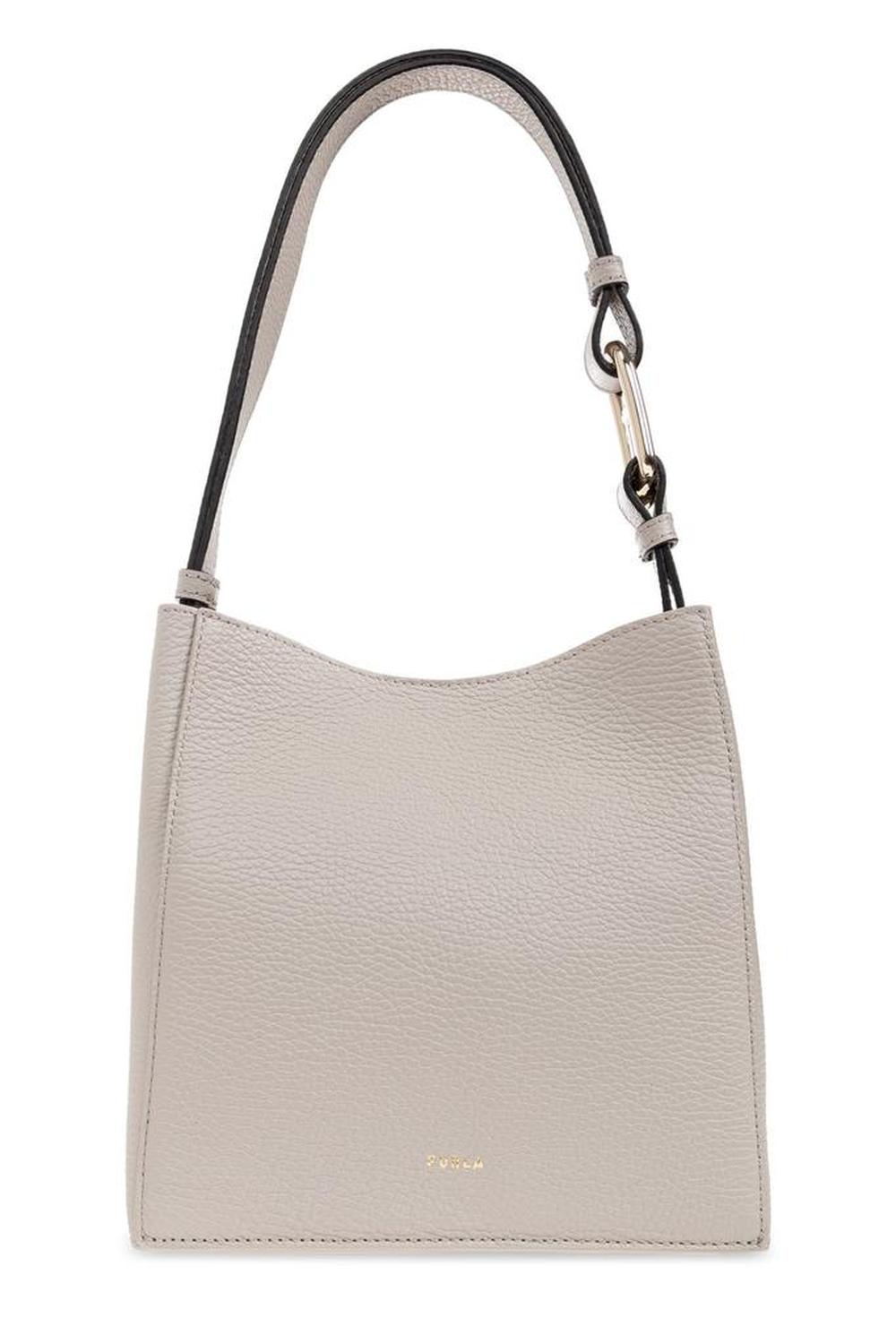 Furla Nuvola Logo Printed Mini Bucket Bag