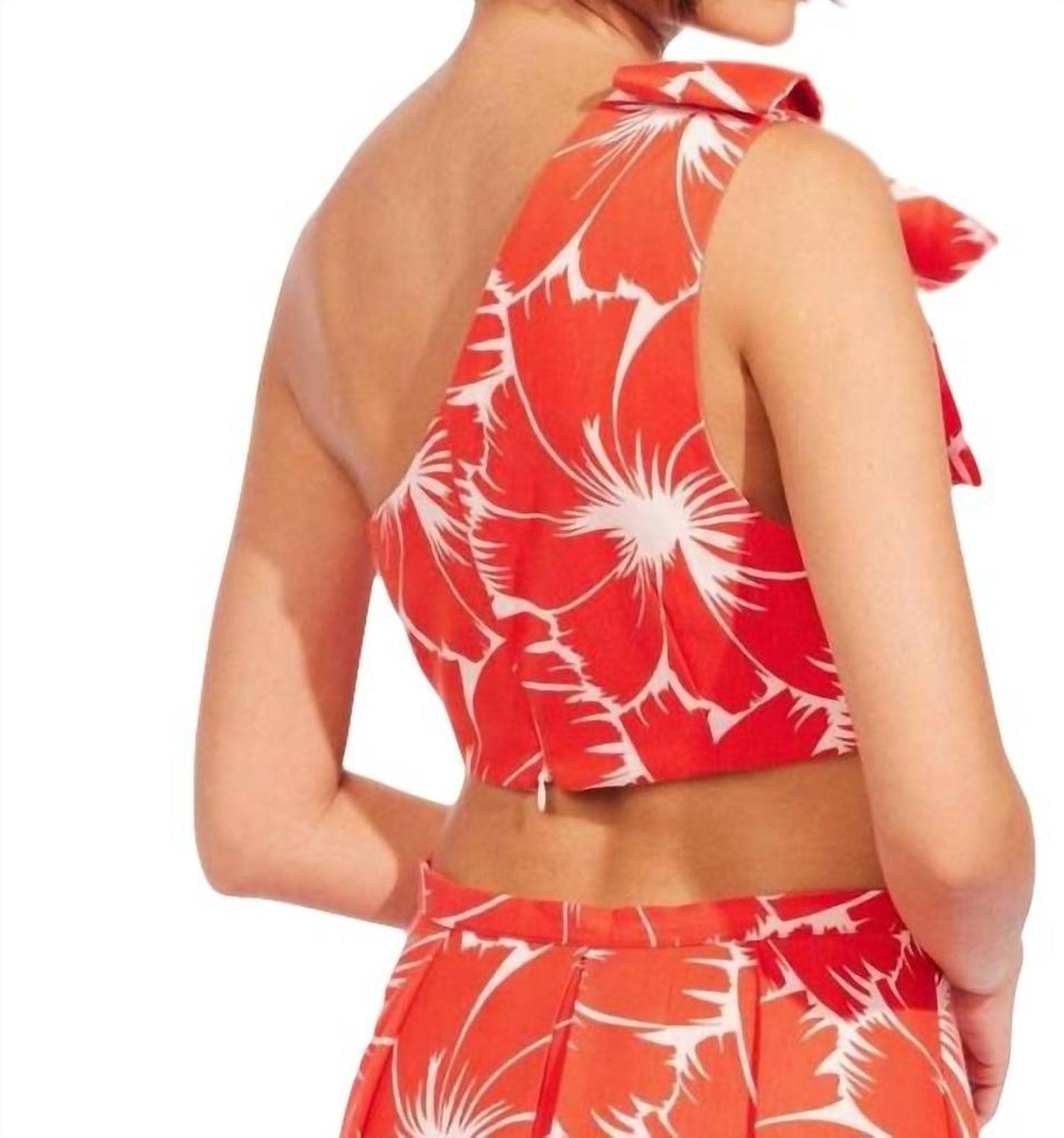 Bella Top - In Scarlet Bloom