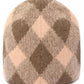 Women's Argyle Knit Beanie Hat