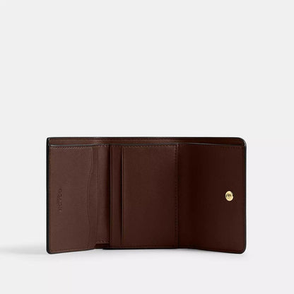 Card Holder Wallet In Blocked Signature Canvas