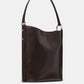 Halo Glazed Leather Large Bucket Bag
