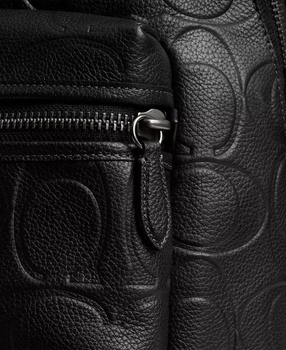 Men's Charter Maxi Signature Leather Backpack
