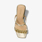 Amali Embellished Metallic Sandal
