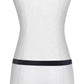 Micheal Kors Women's Plaque Leather Belt