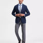 Men's Classic-Fit Stretch Midnight Herringbone Knit Sport Coat