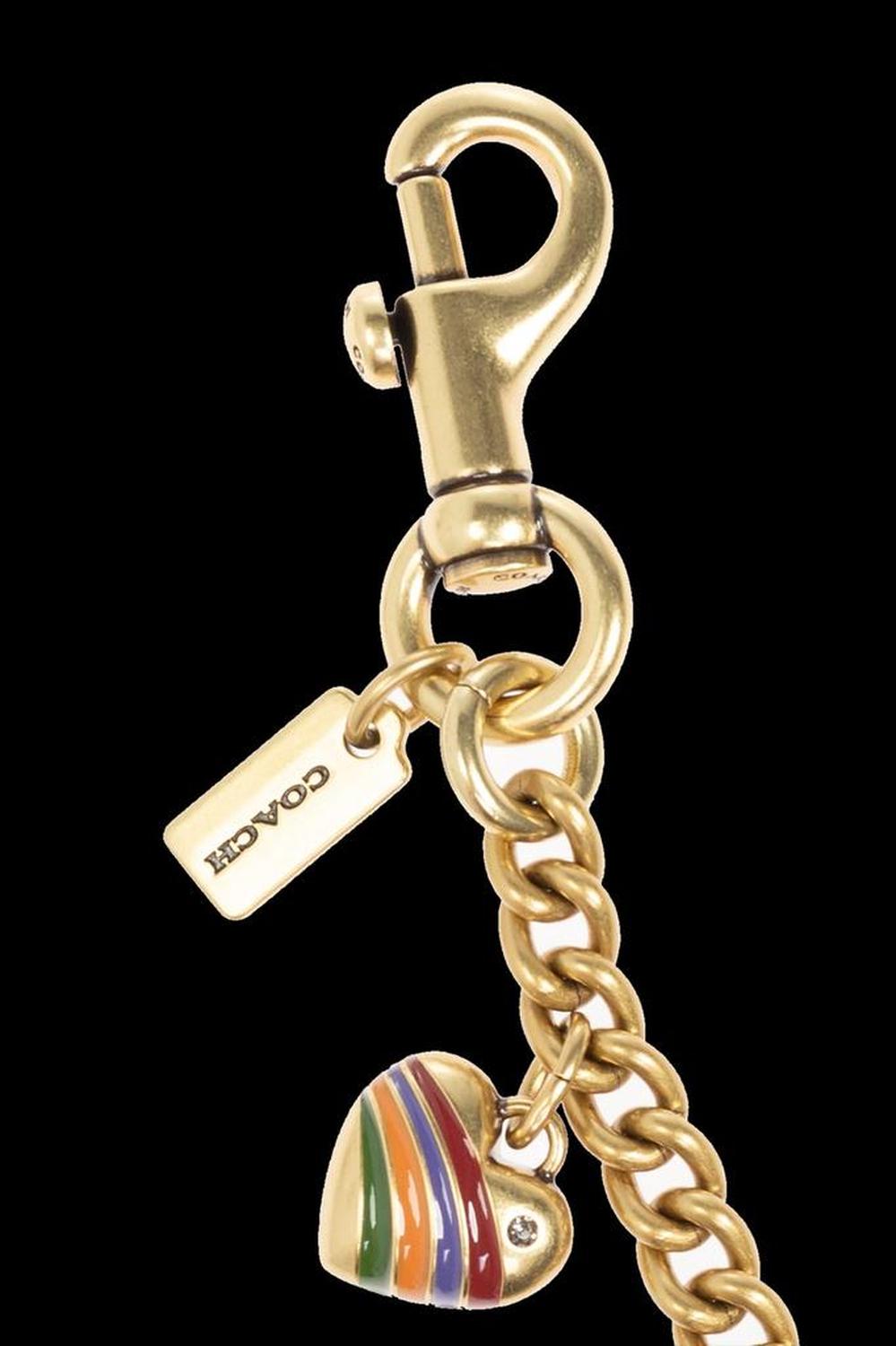 Coach Motif Chain Bag Charm