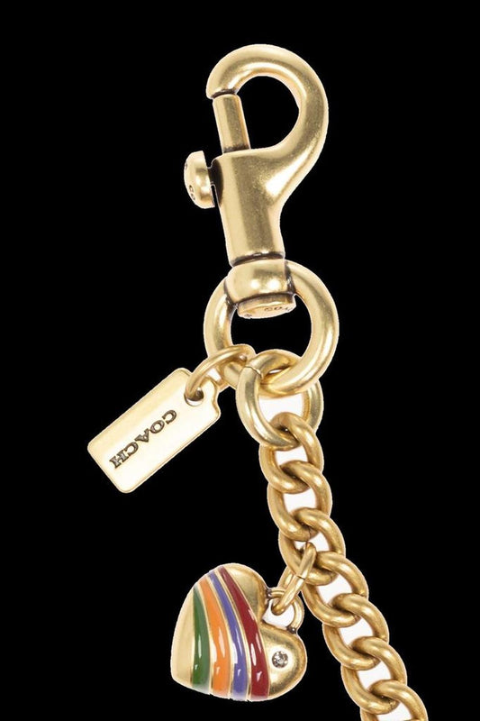Coach Motif Chain Bag Charm