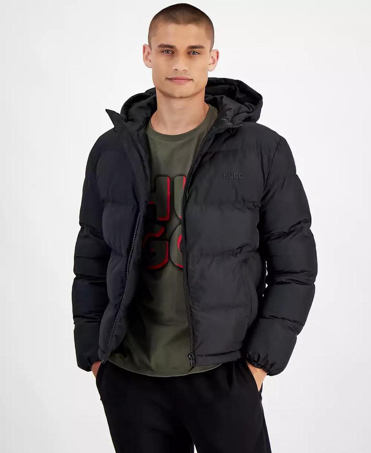 Men's Beazly2436 Slim-Fit Quilted Full-Zip Hooded Puffer Jacket
