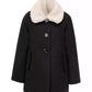 Toddler & Little Girls Faux Wool Jacket