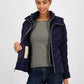 Women's Hooded Bibbed Packable Puffer Coat