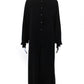 Michael Kors Womens Fall 2014 Button Up Slit Tunic Blouse Black Silk
