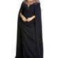 Marchesa Notte Cape Gown