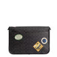 Men's Hitch Signature Canvas with Patches Messenger Bag