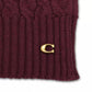 Soft Rib Cable Knit Scarf