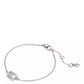 Cubic Zirconia Molten Glass Solitaire Bracelet (also in Silver-Tone)