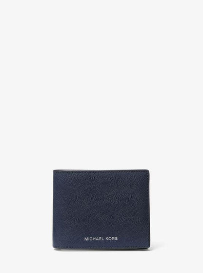 Varick Saffiano Leather Billfold Wallet With Passcase