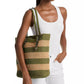 Quinn Large North South Woven Tote