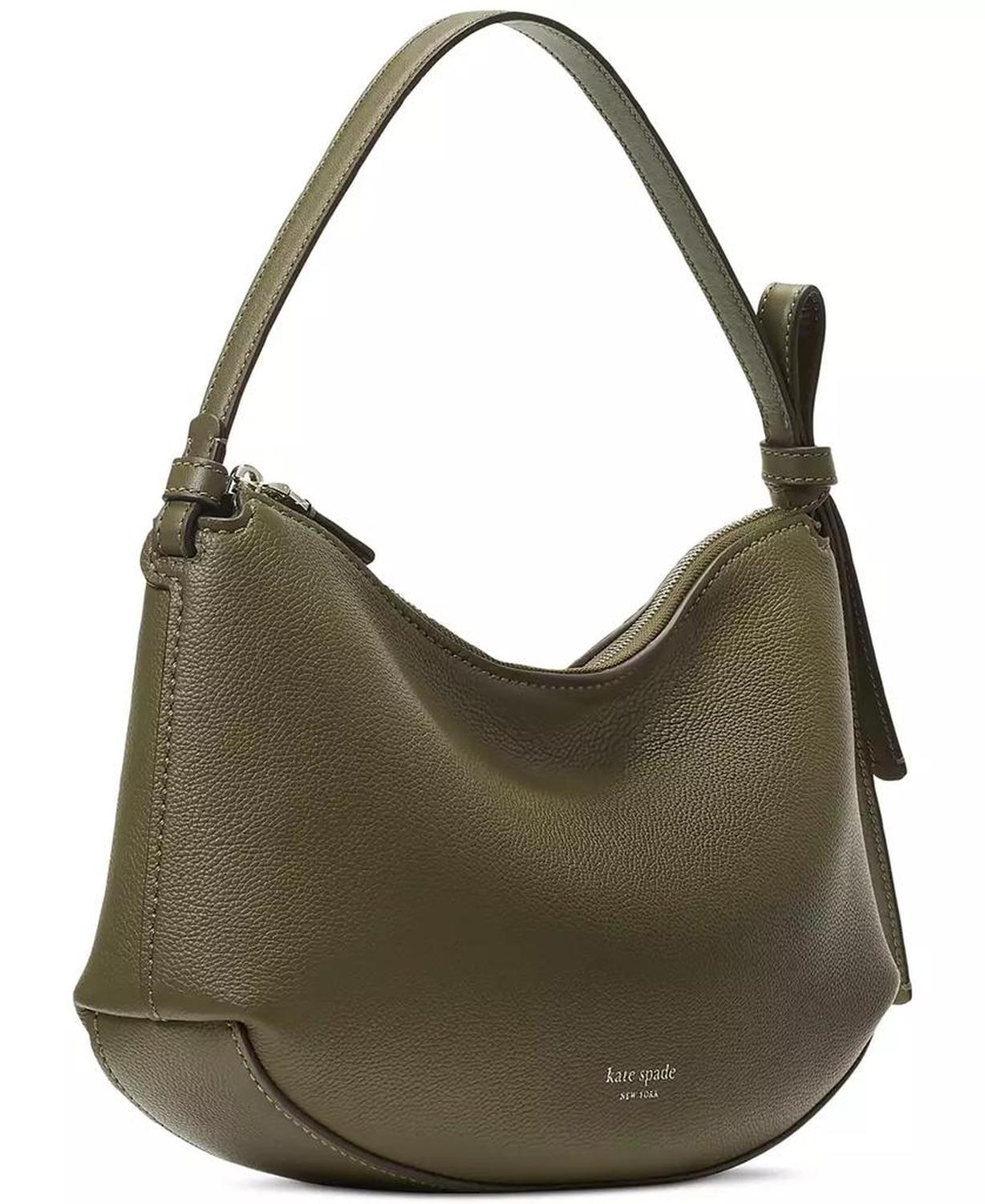 Loop Medium Pebbled Leather Shoulder Bag