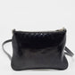 Michael Kors Black Patent Leather Zip Crossbody Bag