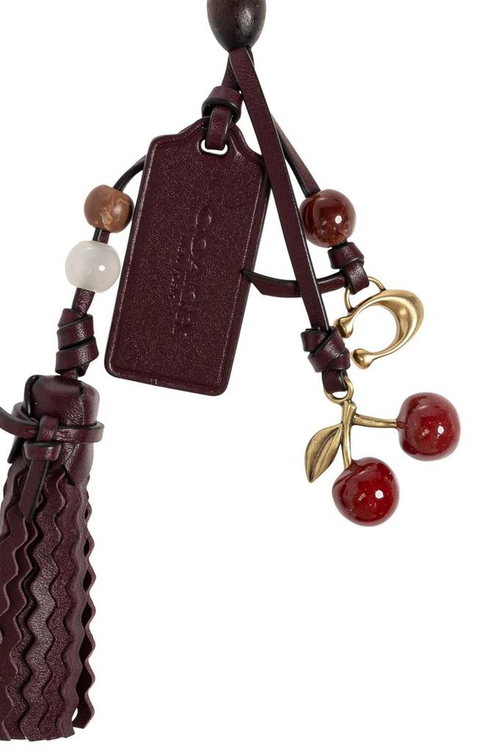 Coach Cherry Heritage Bag Charm