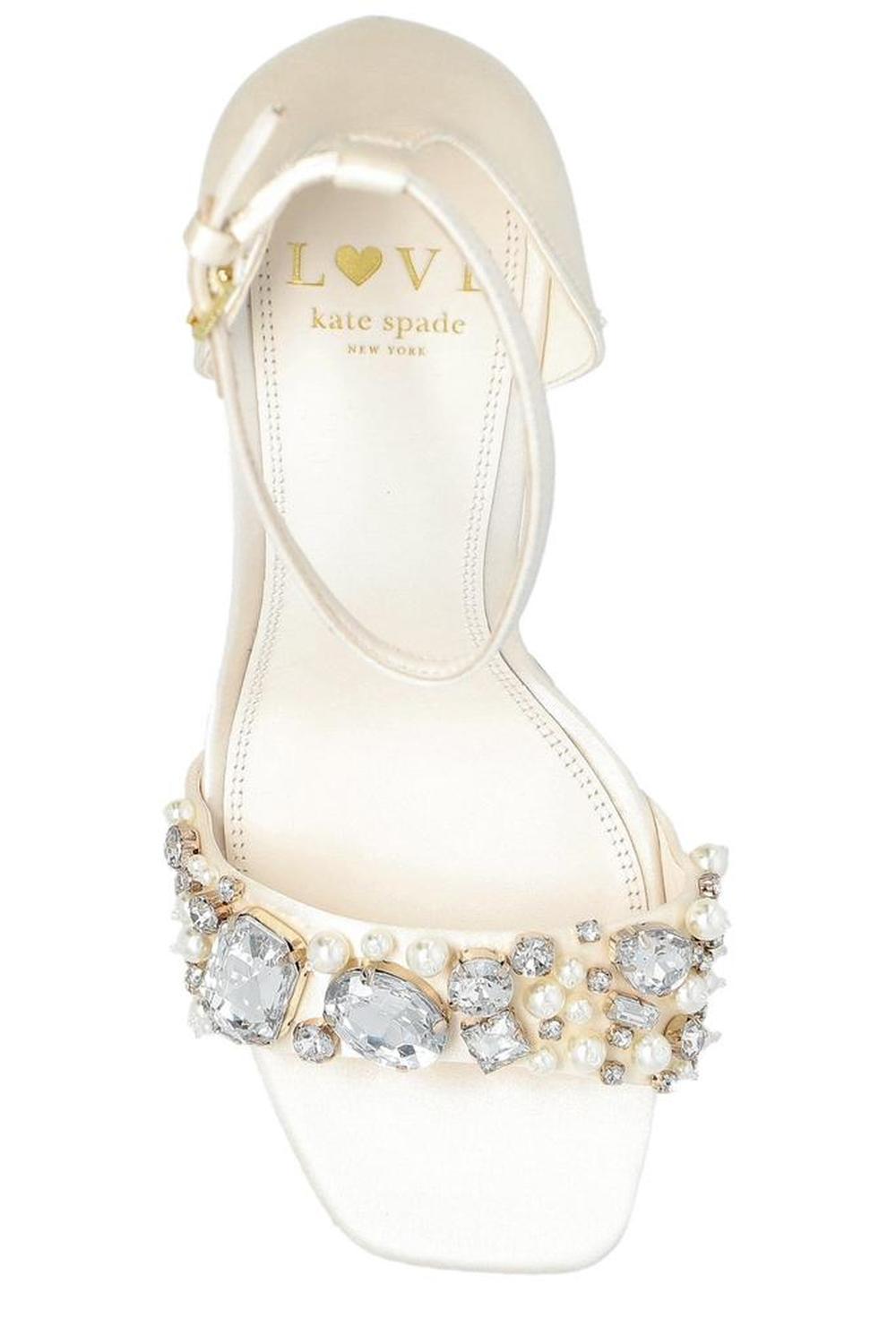 Kate Spade Embellished Bridal Sandals