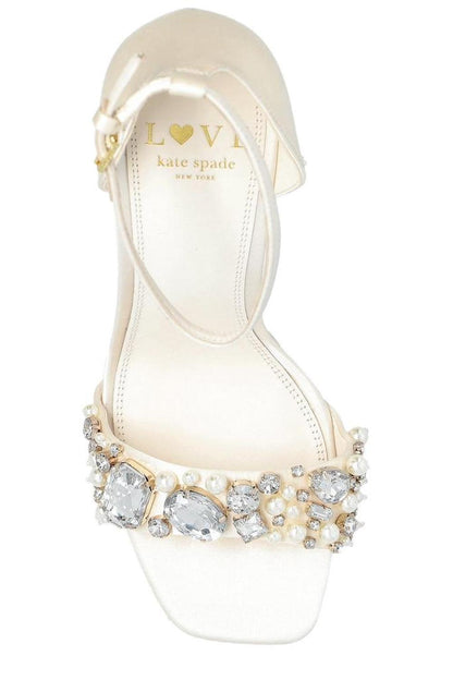 Kate Spade Embellished Bridal Sandals