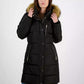 Women's Faux-Fur-Trim Hooded Puffer Coat, Created for Macy's