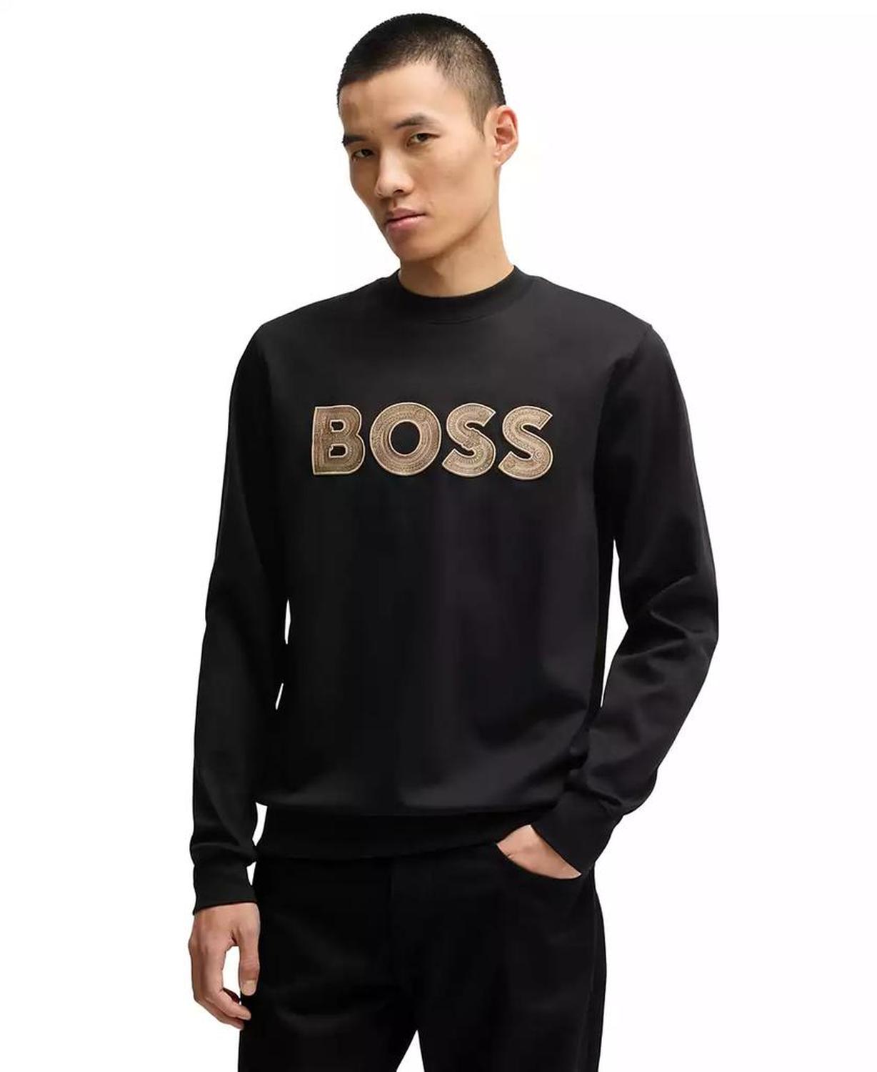 BOSS X Creation of The Gods Logo Men's Regular-Fit Sweatshirt