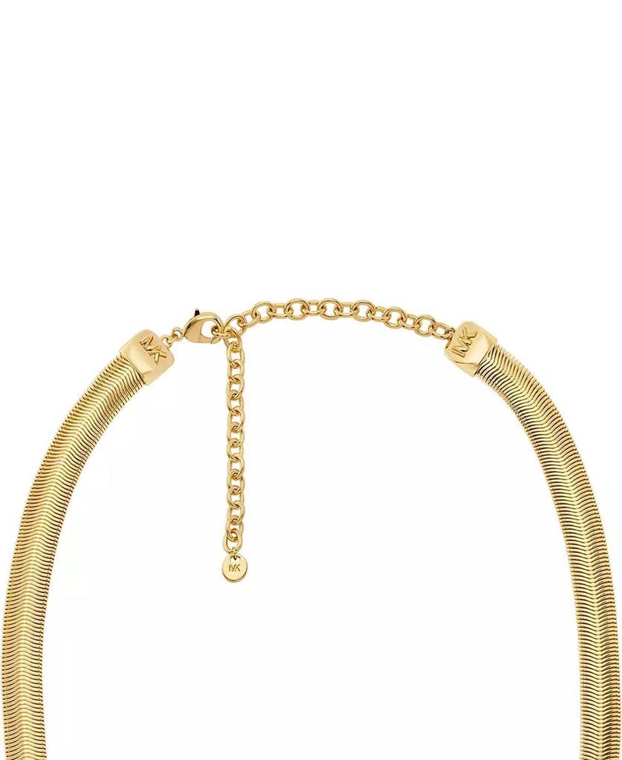 Chevron Snake Chain Necklace