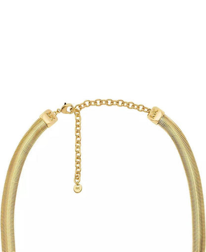 Chevron Snake Chain Necklace