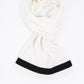 Chanel Ribbed Knit Scarf/  Cashmere