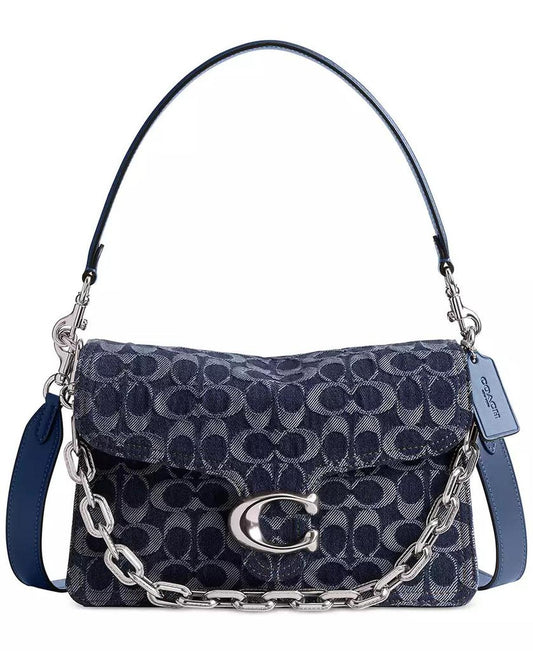 Chain Tabby Signature Denim Shoulder Bag